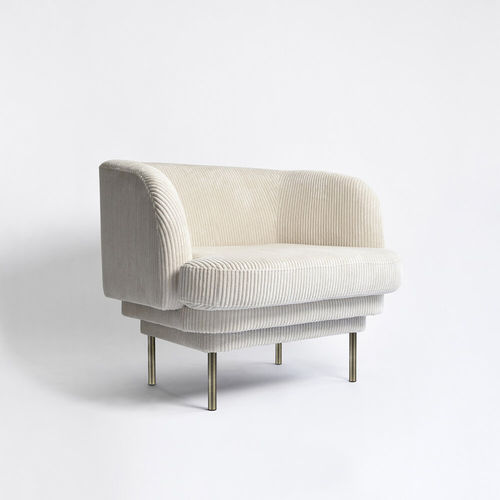 Poltrona contemporanea - CORNICE - LINCOLN - ENO STUDIO - in velluto / colore personalizzabile