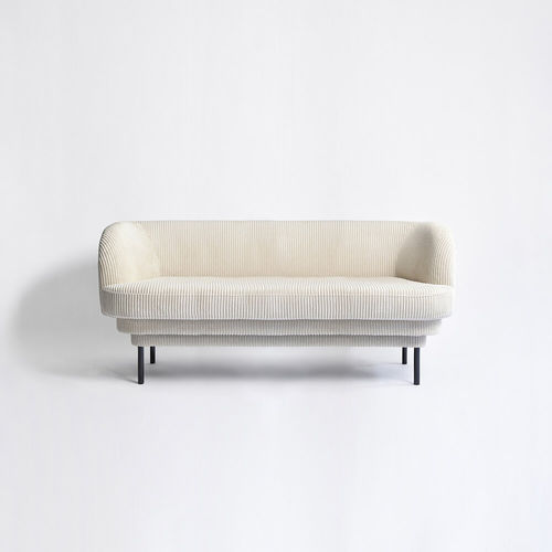 Divano contemporaneo - CORNICE - LINCOLN - ENO STUDIO - in velluto / colore personalizzabile / 3 posti