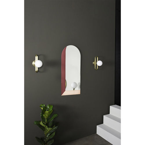 Specchio a muro - LINNA - ENO STUDIO - contemporaneo / bianco / verticale
