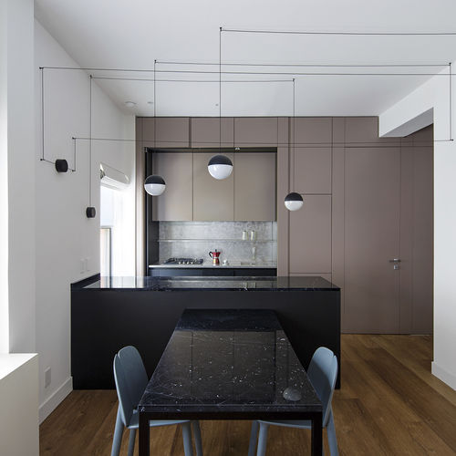 Cucina contemporanea - 201601 - TM Italia - in pietra / in acciaio / in laminato