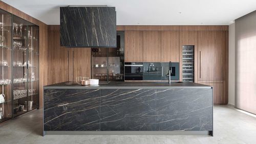 Cucina contemporanea - 201811 - TM Italia - in legno / in vetro / in pietra