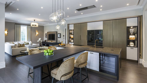 Cucina contemporanea - 201805 - TM Italia - in pietra / in melaminico / con isola