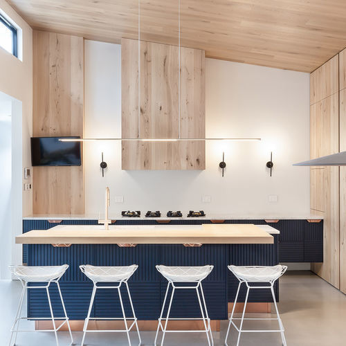Cucina contemporanea - 201711 - TM Italia - in legno / in pietra / con isola