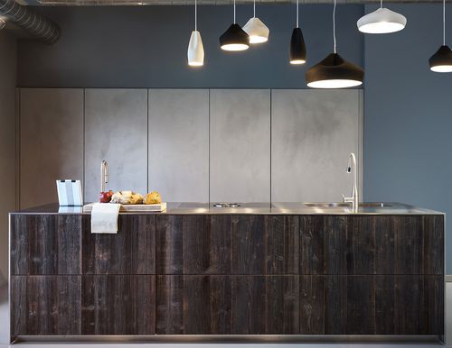 Cucina contemporanea - 20161102 - TM Italia - in legno / in acciaio / con isola
