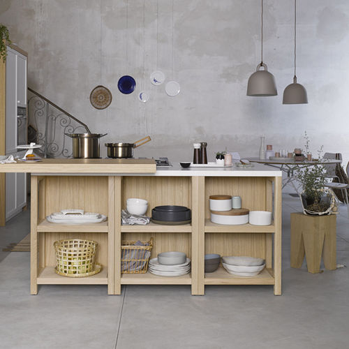Mobile basso da cucina - DISPLAY - DIBIESSE - da appoggio