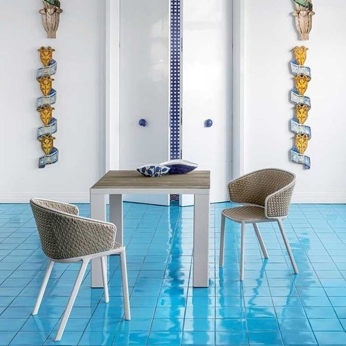 Sedia da pranzo contemporanea - Pluvia - Ethimo - da esterno / da interno / in vimini
