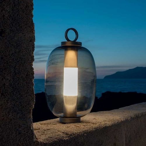 Lampada portatile - Lucerna - Ethimo - in alluminio / in vetro / contemporanea