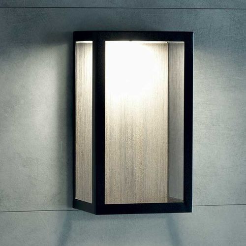Applique contemporanea - Carré - Ethimo - da giardino / in metallo / in teak