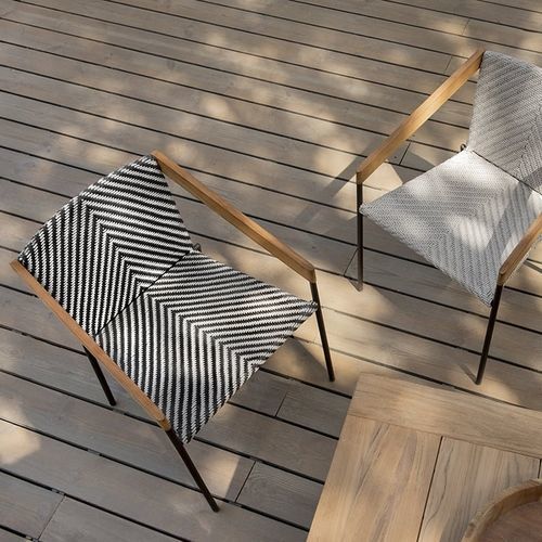 Sedia da pranzo contemporanea - Allaperto  - Ethimo - da esterno / da interno / in teak