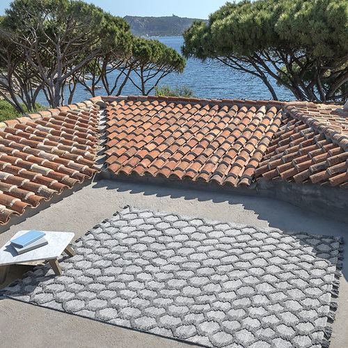 Tappeto contemporaneo - Nodi - Ethimo - a motivi / rettangolare / di Paola Navone