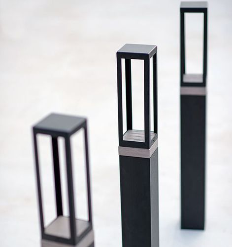 Lampioncino da giardino - Carré - Ethimo - contemporaneo / in metallo / in teak