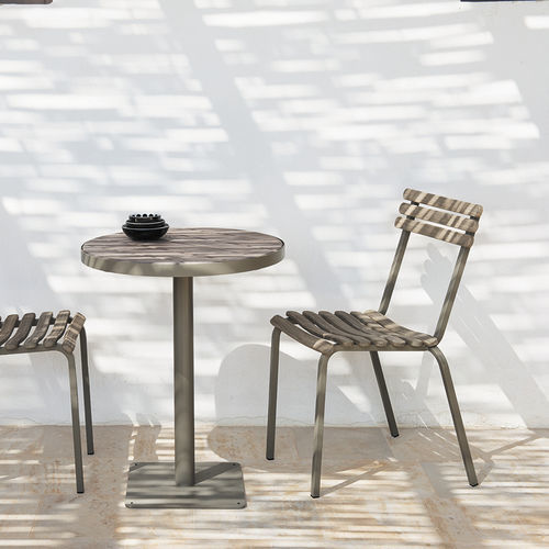 Sedia contemporanea - Laren - Ethimo - da esterno / da interno / in teak