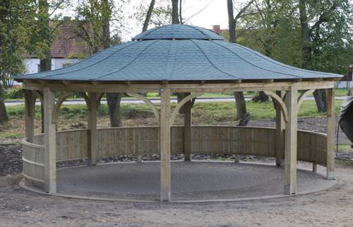 Gazebo per asilo nido - MARRAKECH SHELTER - EcoCurves - per parco giochi