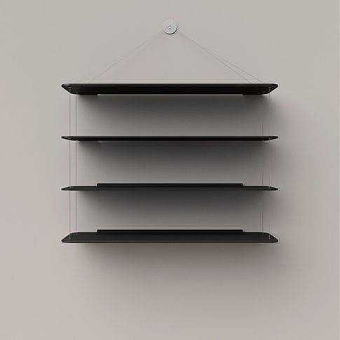 Mensola - WIRE BOOK CASE - karakter - contemporaneo / in legno / in acciaio