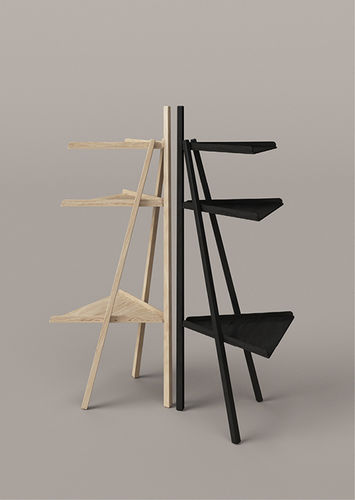 Scaffale contemporaneo - TRIO - karakter - in legno / di Achille Castiglioni