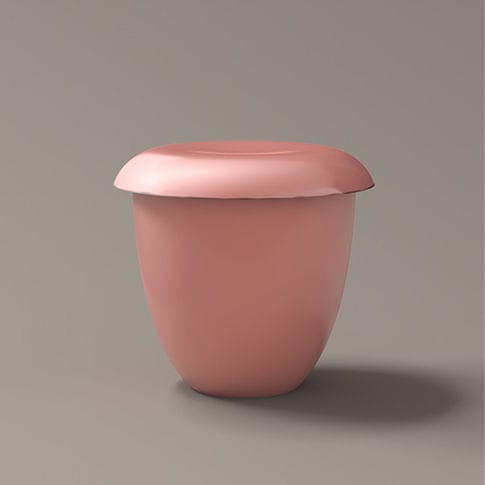 Sgabello contemporaneo - PINK STOOL - karakter - rosa
