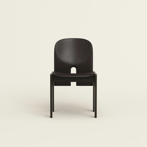 Sedia da pranzo contemporanea - SCARPA 121 - karakter - da interno / in pelle / in legno compensato