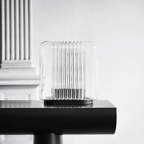 Lampada da tavolo - LARI - karakter - in vetro / design industriale / con cavo