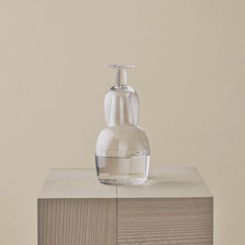 Caraffa in vetro soffiato - karakter - in cristallo / contract