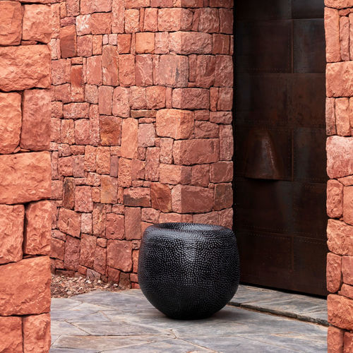 Vaso da giardino in terracotta - BATUR - DOMANI - rotondo / ovale / per uso residenziale