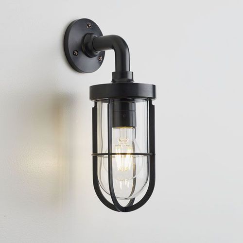 Applique classica - DOCKLIGHT - TEKNA - da esterno / in ottone / in vetro smerigliato