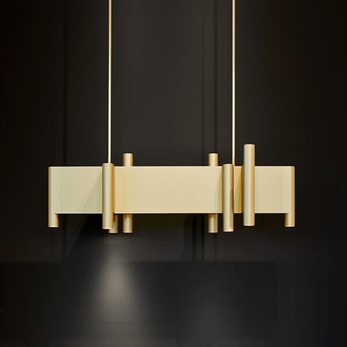 Luce a sospensione - ALDWYCH - TEKNA - LED / lineare / in alluminio