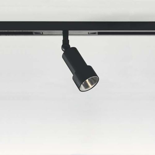 Faretti a binario LED - FLATSPOT-3 - TEKNA - tondo / in metallo / contract