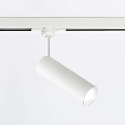 Faretti a binario LED - FLATSPOT-6 - TEKNA - tondo / in alluminio / contract