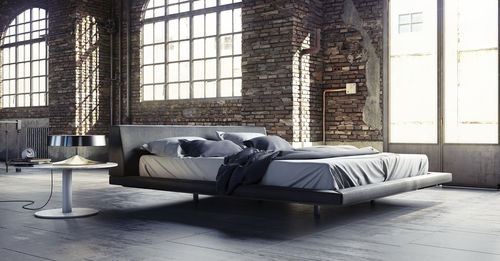 Letto matrimoniale - JANE - QUEEN - MODLOFT - contemporaneo / imbottito / in pino