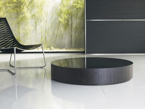 Tavolino basso contemporaneo - BERKELEY 12IN; BERKELEY 8IN - MODLOFT - in vetro / rotondo / per uso residenziale