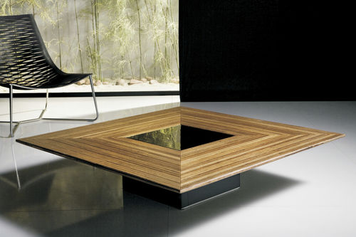 Tavolino basso contemporaneo - FITZROY - MODLOFT - in legno / quadrato / per uso residenziale