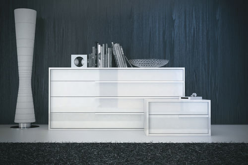 Cassettone contemporaneo - JANE - MODLOFT - in legno / in legno laccato / non specificato