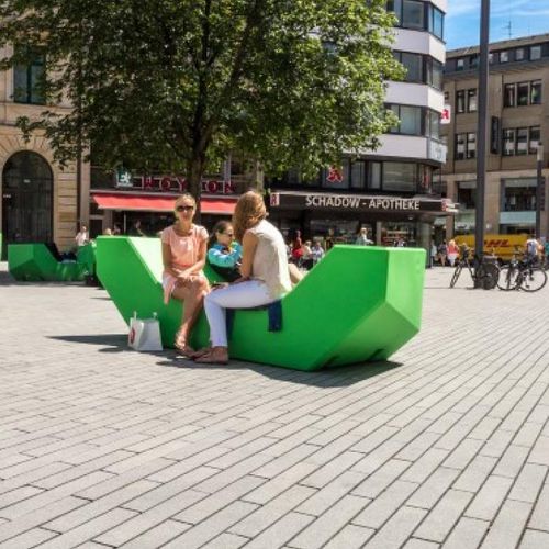 Lastricato in calcestruzzo - DECADO - URBASTYLE - per pedoni / per spazio pubblico