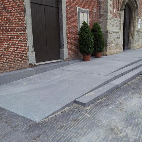 Rampa d'accesso in calcestruzzo - DECKING ELEMENTS - URBASTYLE - per disabili