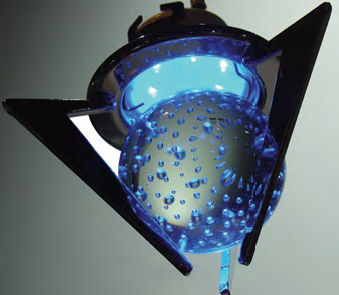 Faretto sporgente - CHROMAMR16 : CRYSTALBALL - PULSAR - LED / rotondo / in cristallo