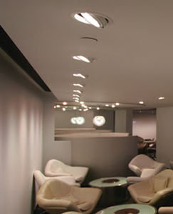 Faretto da incasso a soffitto - CHROMAAR111 : ANGLEFLUSH - PULSAR - LED / rotondo / in metallo