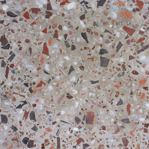 Piastrella in terrazzo - TSARI TERRACOTTA - couleurs et matières - levigata / da interno / da pavimento