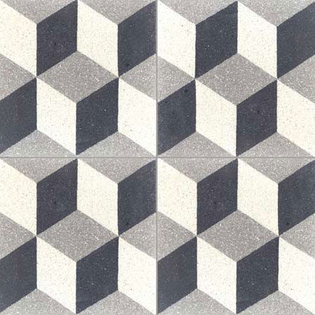 Piastrella in terrazzo - CUBE - couleurs et matières - levigata / da interno / da pavimento