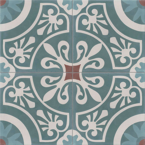 Piastrella in cemento encausto levigata - CERCLE - couleurs et matières - da interno / da pavimento / da parete