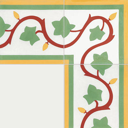 Fregio in cemento - T07 / T08 - couleurs et matières - a muro / a pavimento