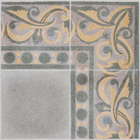 Fregio in terrazzo - LYS  - couleurs et matières - a muro / a pavimento