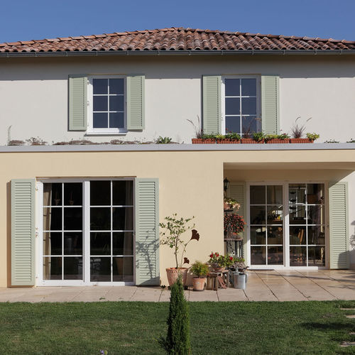 Persiana fissa - SUN-R75 / SUN-R48 - EHRET GmbH - in alluminio / colorata / aspetto legno