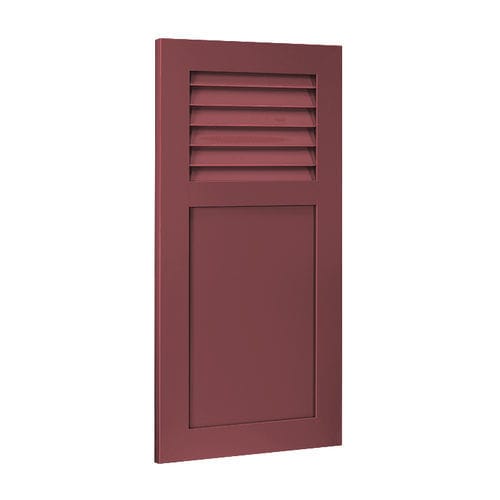 Persiana fissa - TIZO-ROM - EHRET GmbH - in alluminio / opaca / aspetto legno