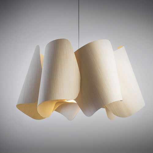 Lampada a sospensione - CAMILA - Wep light - impiallacciata in legno / contemporanea / con cavo