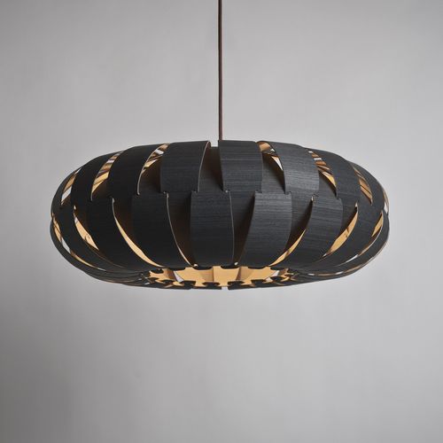 Lampada a sospensione - EMILIA - Wep light - impiallacciata in legno / design originale / con cavo