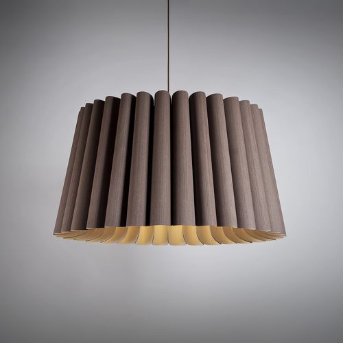 Lampada a sospensione - RENATA - Wep light - impiallacciata in legno / design originale / con cavo