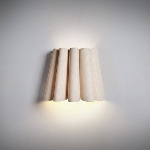 Applique design originale - RENATA - Wep light - da interno / impiallacciata in legno / per uso residenziale