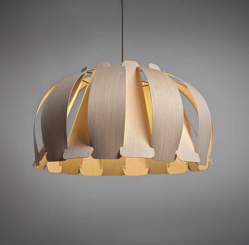 Lampada a sospensione - ISABEL - Wep light - impiallacciata in legno / design originale / con cavo