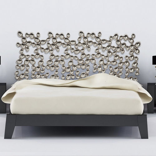 Testiera per letto matrimoniale - BALLS - BOHEME DESIGN - contemporanea / in metallo / argentata