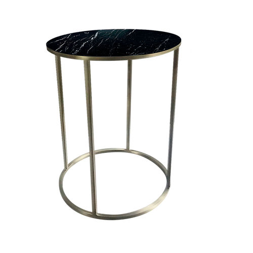 Tavolo d'appoggio contemporaneo - RD  - BOHEME DESIGN - in legno / in vetro / in marmo